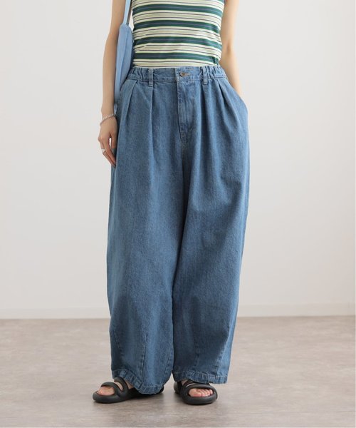 ANGLAN Stone Vintage Denim Balloon PANTS ANG-002