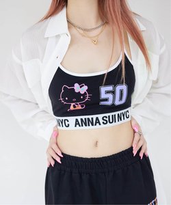 ANNA SUI NYC*HELLO KITTY ロゴゴムリンガーキャミ