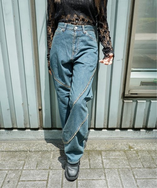 JieDa / ジエダ 別注 DISTORTED DENIM PANTS