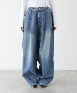 ANGLAN / アングラン Tin Denim Washing Balloon Pants