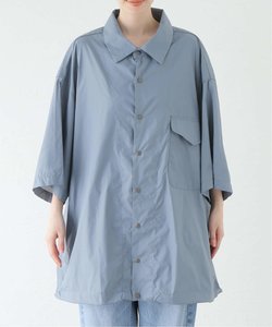 ANGLAN / アングラン Rib Nylon String Half Shirt