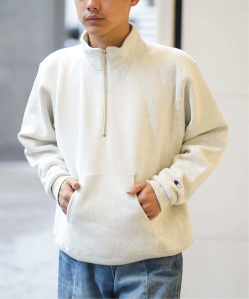 CHAMPION / チャンピオン REVERSE WEAVE HALF ZIP SWEAT