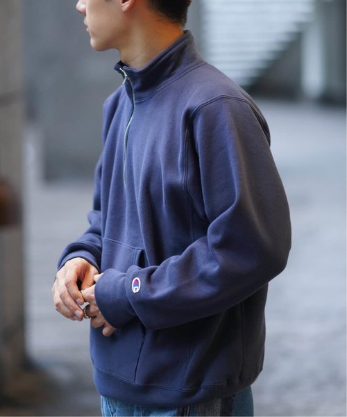 CHAMPION / チャンピオン REVERSE WEAVE HALF ZIP SWEAT