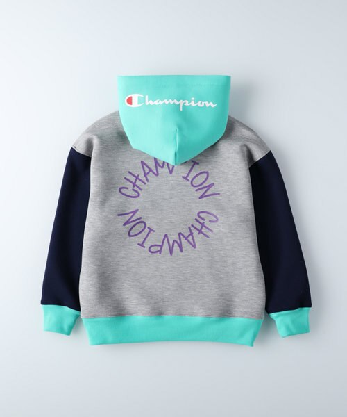 チャンピオン クレイジー切り替えパーカー キッズ ライトオン Right On の通販 Mall