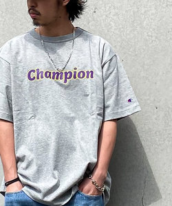 チャンピオン ポップロゴＴ　Champion　チャンピオン　ロゴ　半袖　春　新作