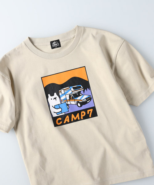 キャンプ7 Kumaカ トプリントtシャツ ライトオン Right On の通販 Mall
