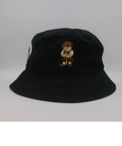 gifthat BEAR BUCKET HAT ゴルフ　ブラックS/M