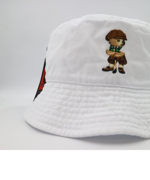 gifthat BEAR BUCKET HAT ゴルフ ホワイトS/M | gifthat（ギフトハット