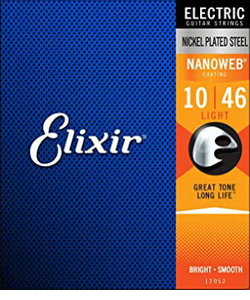 エレキギター弦 エリクサー Elixir 010-046　LIGHT エレクトリック NANOWEBコーティング