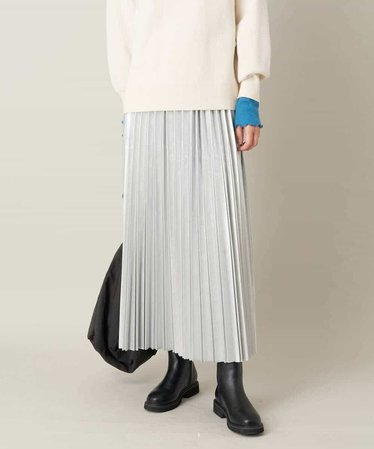 レディースのスカート（シルバー/銀色）通販 | &mall（アンドモール 