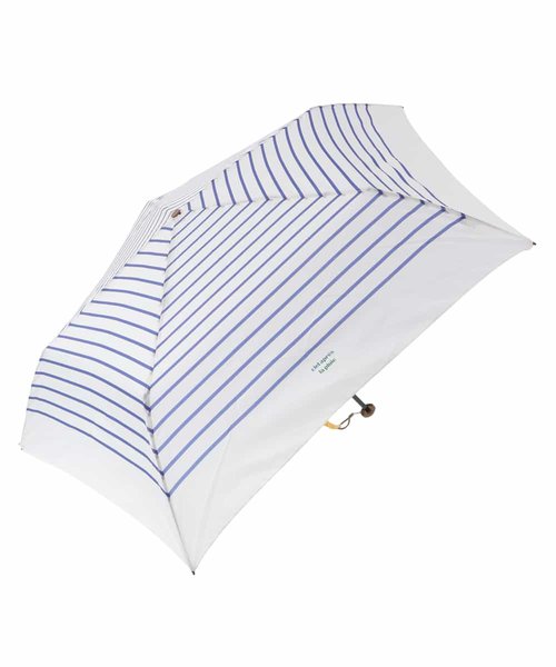 【晴雨兼用/UVカット/軽量】フレンチボーダー折り畳み傘