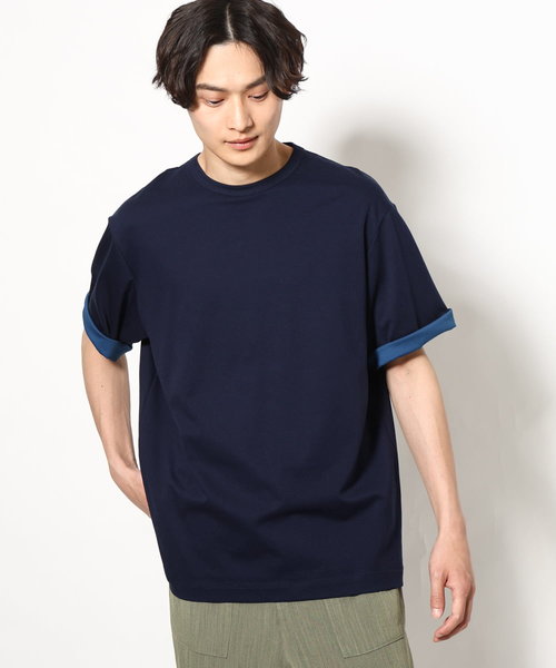 【接触冷感】シルケットダブルフェイスリバーシブルTシャツ