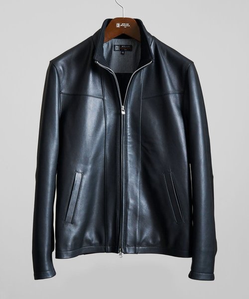 LEATHER BLOUSON