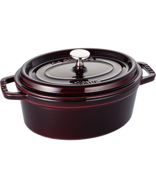   STAUB ピコ・ココット オーバル 23cm グレナディンレッド  