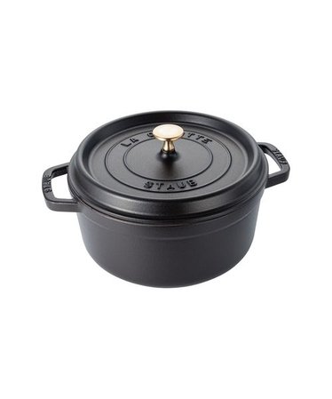 直営店限定】STAUB スタッカブルココット24cm 3pcsセットブラック