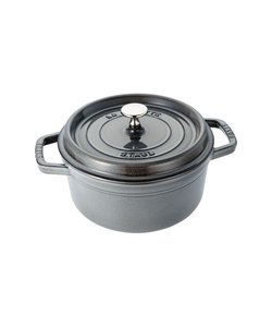   STAUB ピコ・ココット ラウンド 22cm グレー  