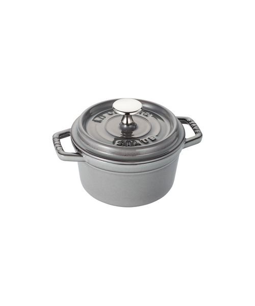   STAUB ピコ・ココット ラウンド 14cm グレー  