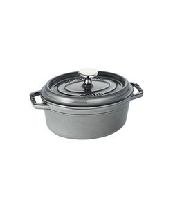   STAUB ピコ・ココット オーバル 15cm グレー  