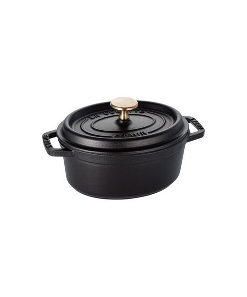   STAUB ピコ・ココット オーバル 15cm ブラック  