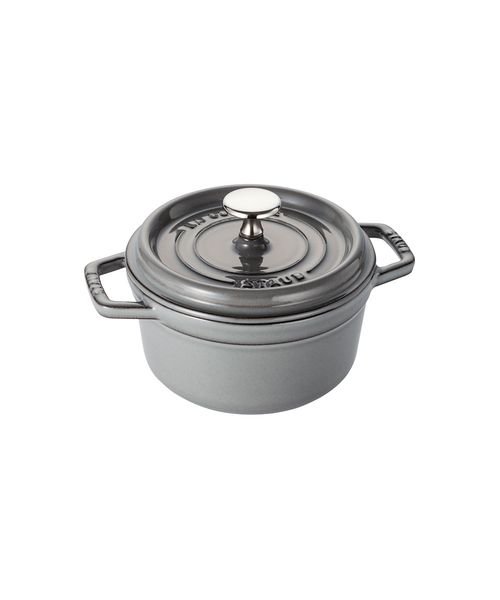   STAUB ピコ・ココット ラウンド 16cm グレー  