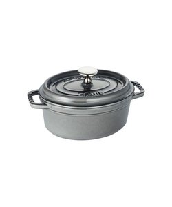   STAUB ピコ・ココット オーバル 17cm グレー  