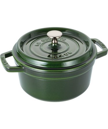 STAUB ピコ・ココット ラウンド 20cm バジルグリーン ...