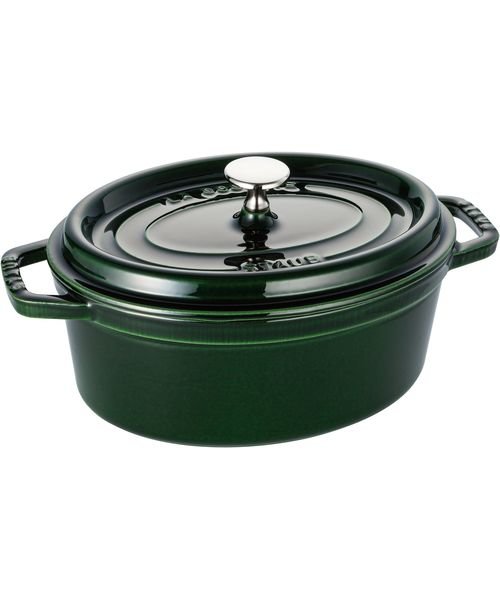   STAUB ピコ・ココット オーバル 23cm バジルグリーン  