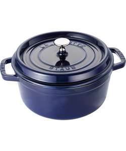   STAUB ピコ・ココット ラウンド 24cm グランブルー  