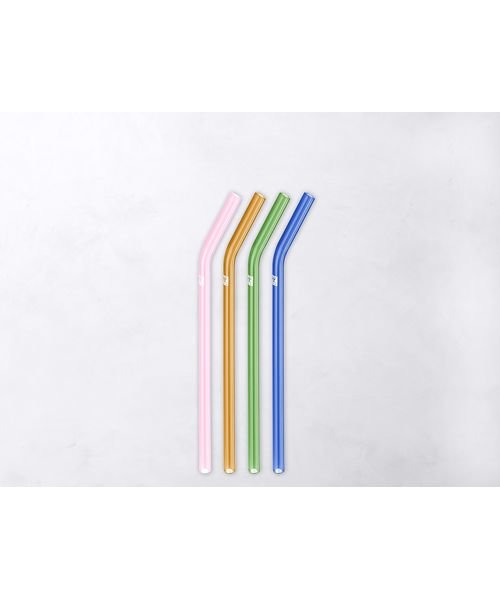 ZWILLING  Sorrento ガラスストロー カラーベント 4pcsセット