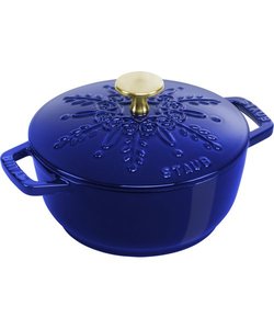 【直営店・公式オンライン 数量限定】STAUB Wa-NABE S 16cm スノーフレーク グランブルー