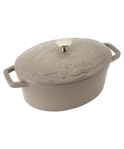 【数量限定】STAUB ココットオーシャン オーバル 23cm リネン