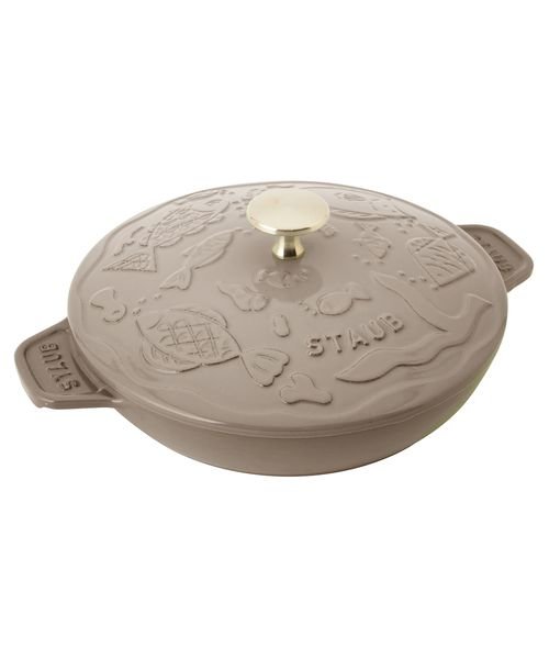 【数量限定】STAUB ホットプレートオーシャン ラウンド 20cm リネン