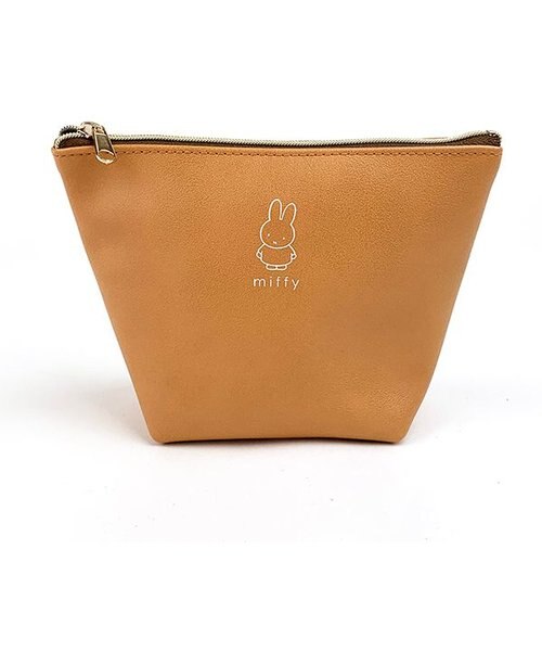 ミッフィー Miffy ワンポイントシリーズ 舟形ポーチ ケース パス ポーチ 舟形 コスメ ブラウン グッズ Mcor Perfect World パーフェクトワールド の通販 Mall