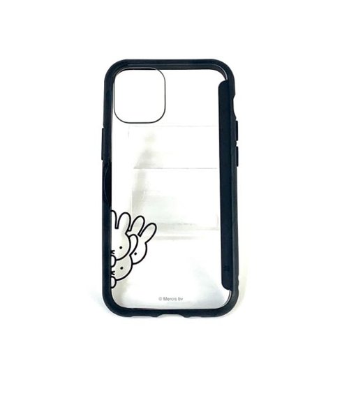 ミッフィー miffy SHOWCASE＋ iPhone12mini ひょっこり スマホカバー アイフォンケース ブラック     