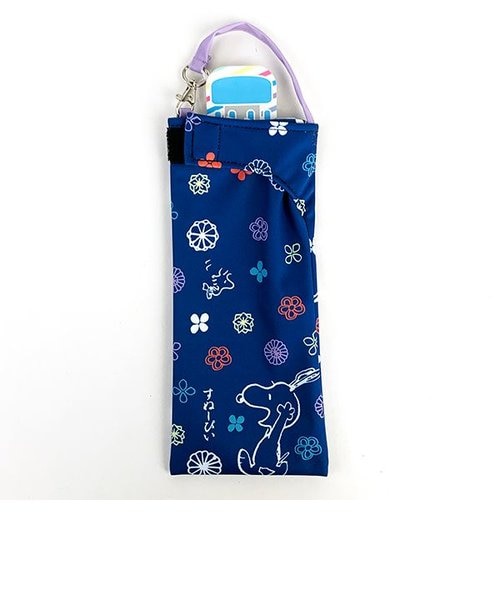スヌーピー Peanuts くるポン 和花 ペットボトルホルダー 雨具 ポーチ ブルー Perfect World パーフェクトワールド の通販 Mall