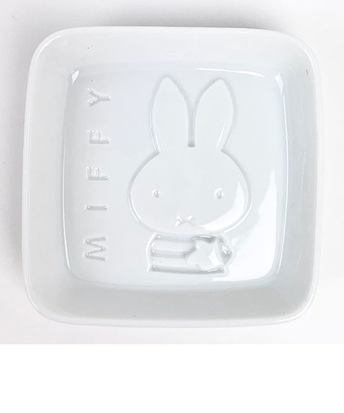 ミッフィー ショウユザラ ボーダー MF 皿 小皿 醤油 和食器 白 グッズ 日本製 