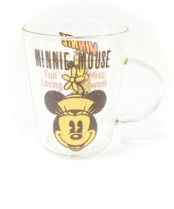 ディズニー ミニー 耐熱ガラスマグ コップ 食器 マグカップ Disney グッズ 