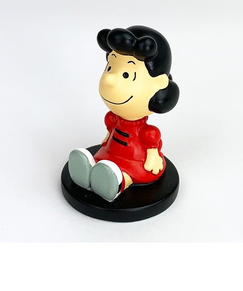 PEANUTS ルーシー クビフリドール インテリア フィギュア 置物 スヌーピー グッズ 