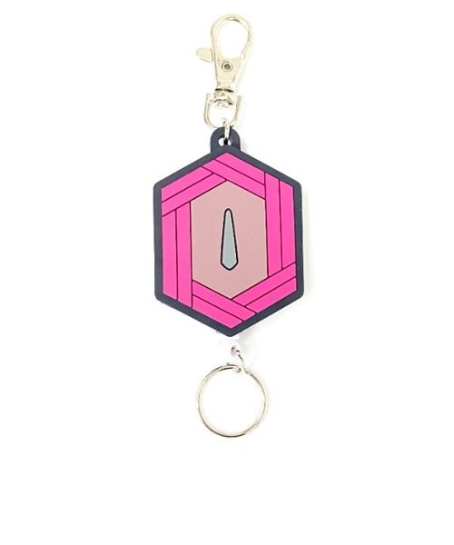 鬼滅の刃 富岡義勇 ラバーキーリール キーホルダー キーリング リール ピンク グッズ Mcor Perfect World パーフェクトワールド の通販 Mall