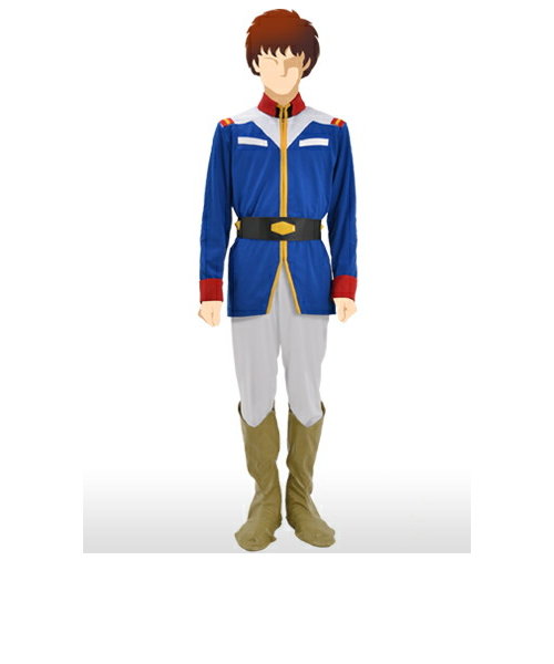 機動戦士ガンダム 地球連邦軍男子制服 ブルーver.Mens-M コスチューム