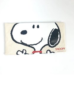 スヌーピー Peanuts プリントティッシュケース カー用品 ホワイト 　 　