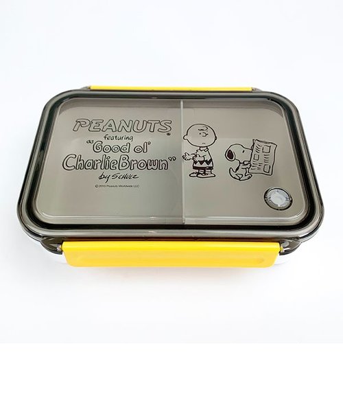 スヌーピー タイトボックス 650ml グレー ランチボックス お弁当箱 ランチ 保存容器 キッチン 日本製
