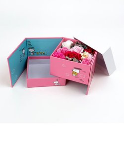 スヌーピー PEANUTS フラワージュエリーBOX［PI］ KAORI お花 小物入れ ギフトボックス ピンク