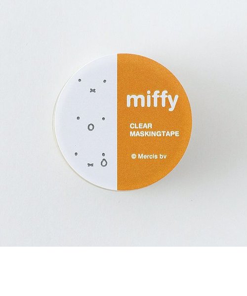 ミッフィー クリアマスキングテープ（face） 20mm×4m巻き 透明 文房具