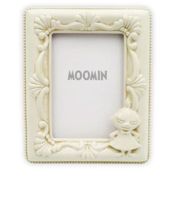 ムーミン リトルミイ MOOMIN フレーム リビエラシリーズ 写真立て フォトフレーム インテリア ホワイト
