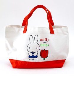 ミッフィー チューリップ miffy and tulips ランチトート　RD バッグ　ランチ レッド グッズ  (MCOR)