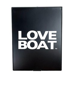 LOVE BOAT ロゴミラー BLACK×WHITE ラブボート ラブボ 鏡 メイク