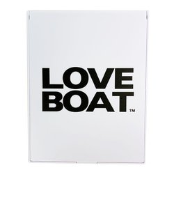 LOVE BOAT ロゴミラーWHITE×BLACK ラブボート ラブボ 鏡 メイク