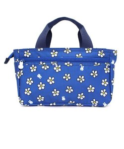 ミッフィー miffy バッグインバッグ フラワー ブルー トート 2WAY