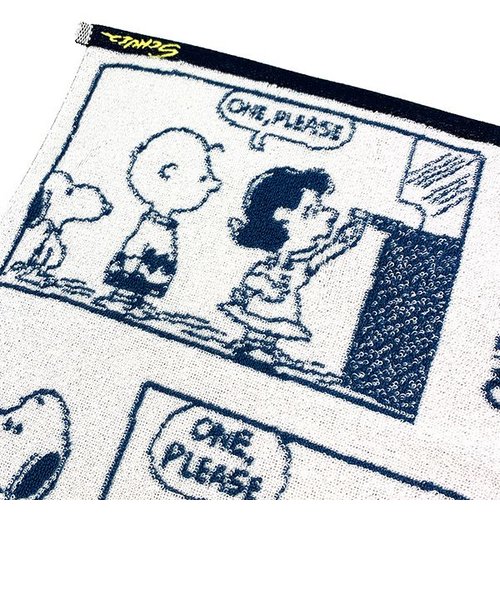 スヌーピー PEANUTS フェイスタオル コミック アイボリー 34×80 日本製